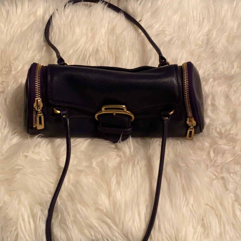Cole Haan Small Barrel Handbag – Dark Purple